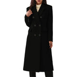 Fashion new women's autumn winter Europe and the United States long plus size woolen women's coat woolen coat women's trend